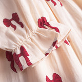 That's Mine Rouge Boucle Sarah Klänning