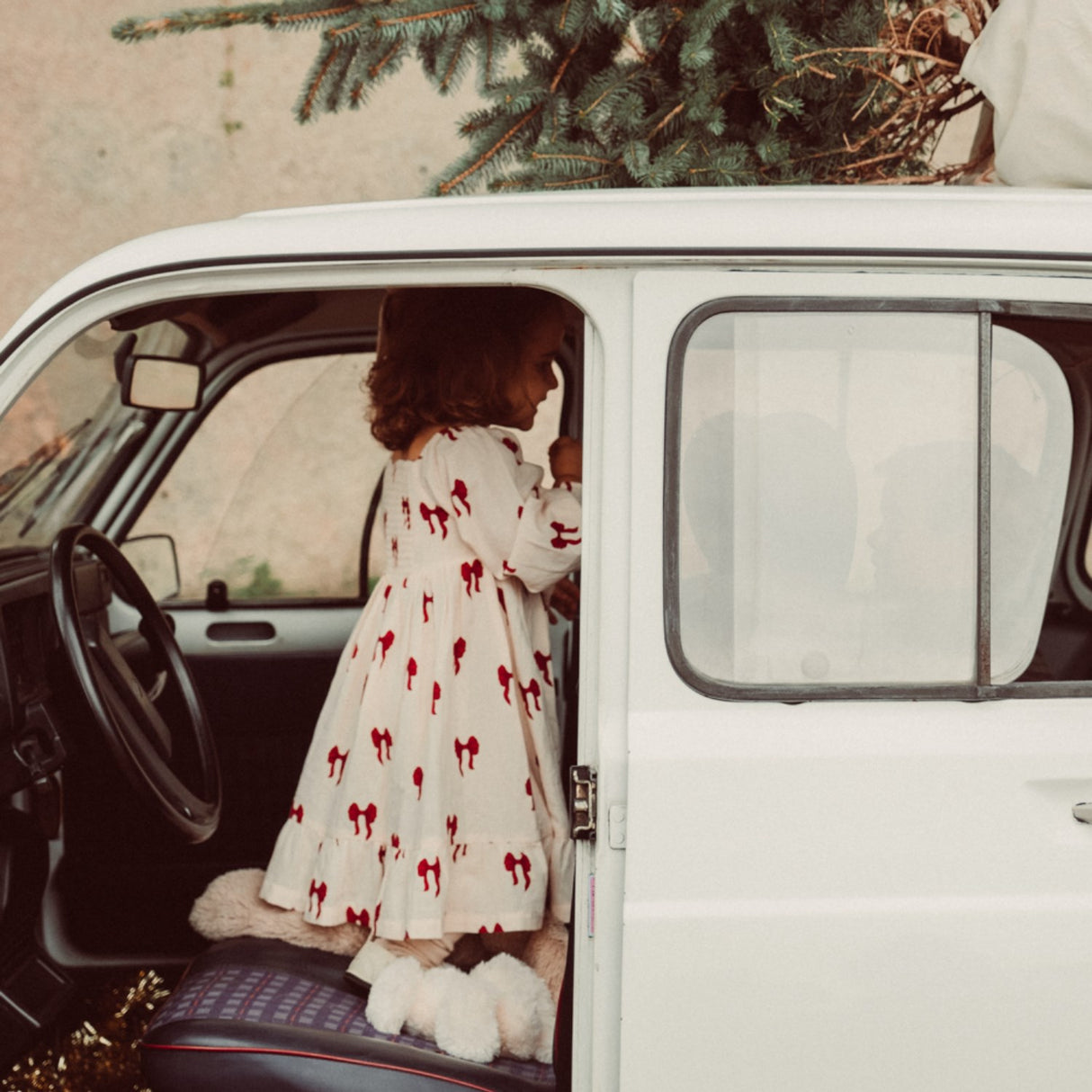 That's Mine Rouge Boucle Sarah Klänning