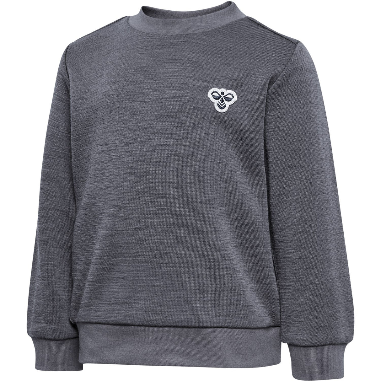 Hummel Dark Grey Melange Mini Ull Sweatshirt Bee
