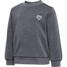 Hummel Dark Grey Melange Mini Ull Sweatshirt Bee