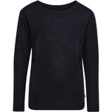 Hummel Black Jr Ull Rib T-Shirt L/S