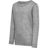 Hummel Grey Melange Jr Ull Rib T-Shirt L/S