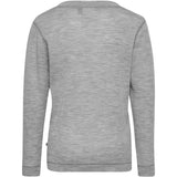 Hummel Grey Melange Jr Ull Rib T-Shirt L/S