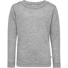 Hummel Grey Melange Jr Ull Rib T-Shirt L/S