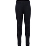 Hummel Black Jr Ull Rib Leggings
