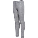Hummel Grey Melange Jr Ull Rib Leggings