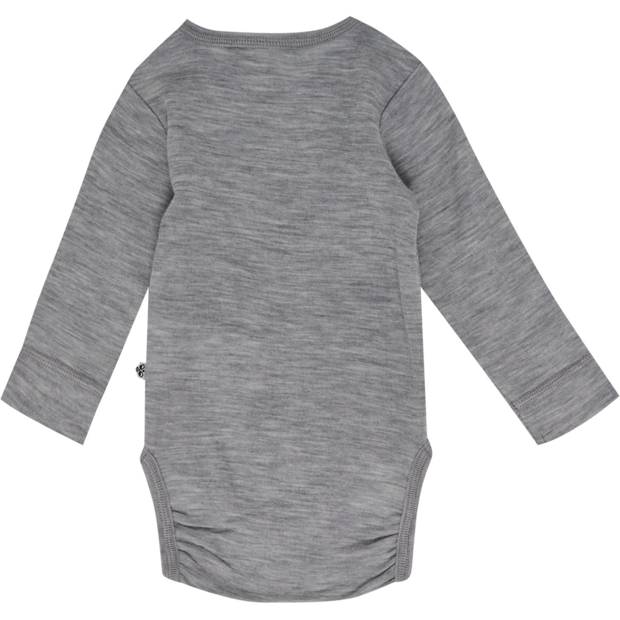 Hummel Grey Melange Mini Ull Rib Body L/S