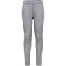 Hummel Grey Melange Jr Ull Rib Leggings