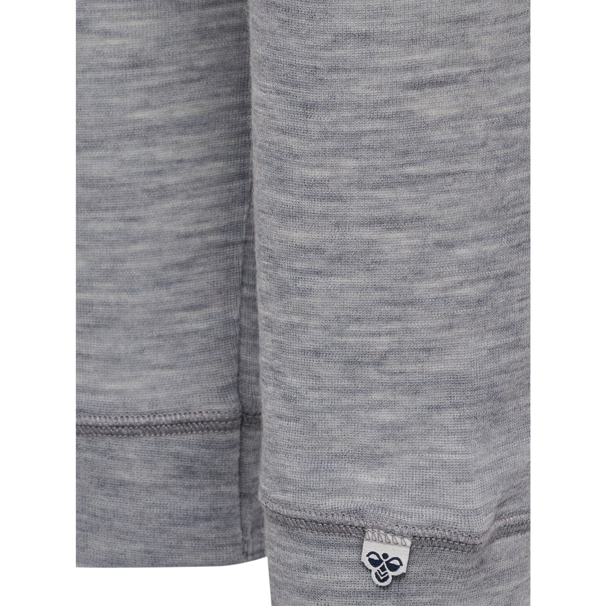 Hummel Grey Melange Jr Ull Rib Leggings