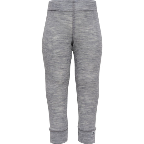 Hummel Grey Melange Mini Ull Rib Leggings