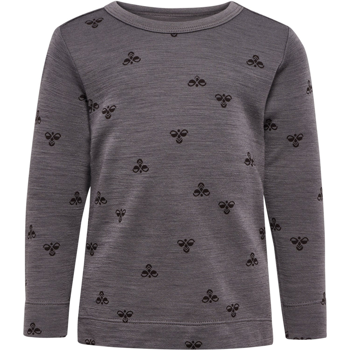 Hummel Charcoal Gray Mini Ull T-Shirt L/S