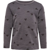 Hummel Charcoal Gray Mini Ull T-Shirt L/S