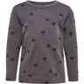 Hummel Charcoal Gray Mini Ull T-Shirt L/S