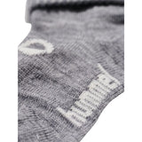 Hummel Grey Melange Mini Ull Strumpor