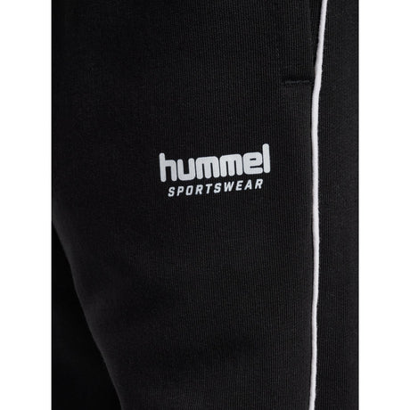Hummel Black Jr Loose Sweatpant Piping