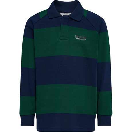 Hummel Dress Blues Jr Loose Striped Pikétröja L/S