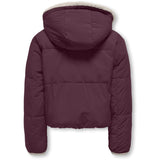 kids ONLY Mauve Wine Kogmaria Life Reversib Puffer Jacka Otw