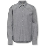 kids ONLY Bright White Naval Academy Kogsiv Life Ls Rhinestone Skjorta Cp Wvn