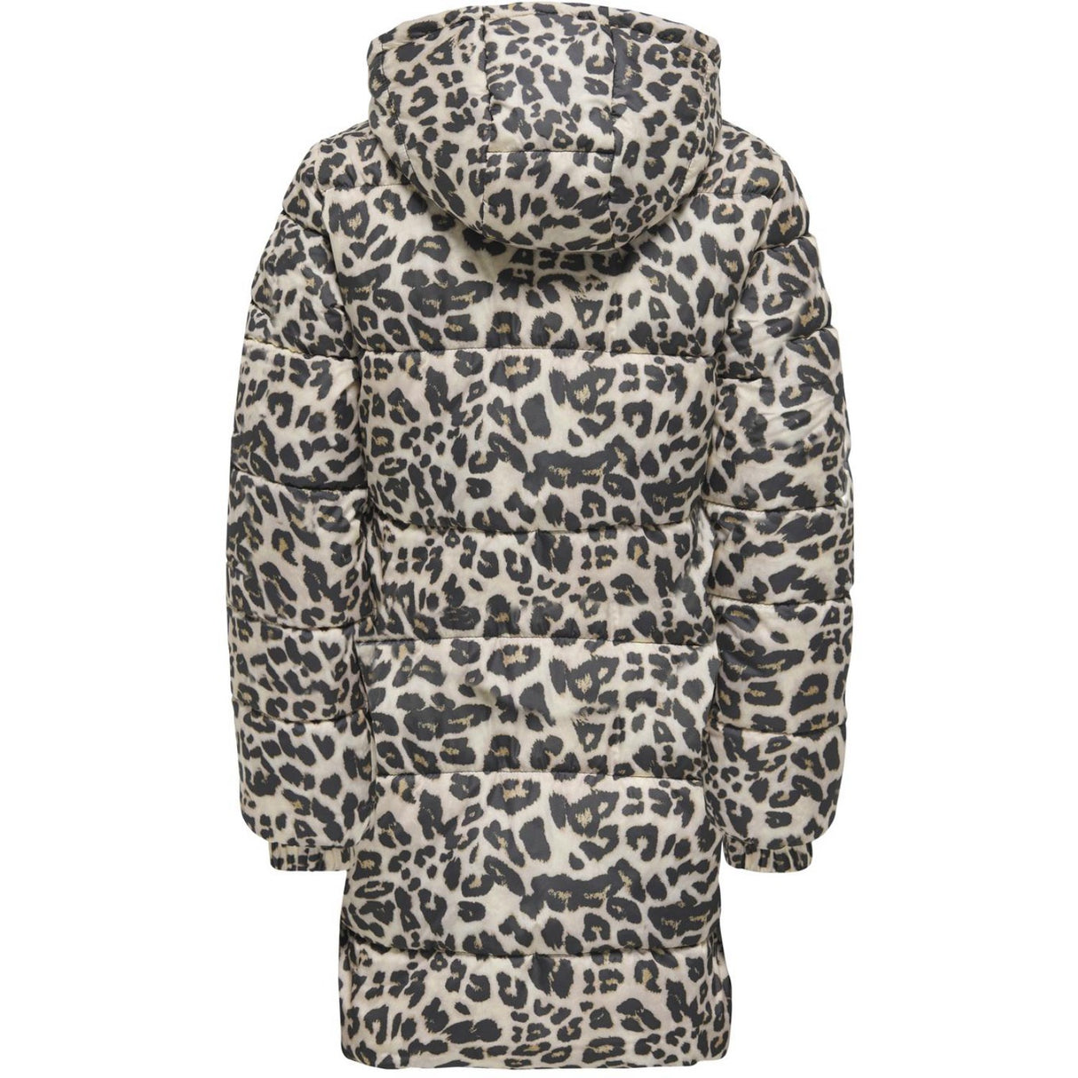 kids ONLY Silver Mink Leo Kogdalia Puffer Aop Jacka Cs Otw