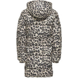 kids ONLY Silver Mink Leo Kogdalia Puffer Aop Jacka Cs Otw