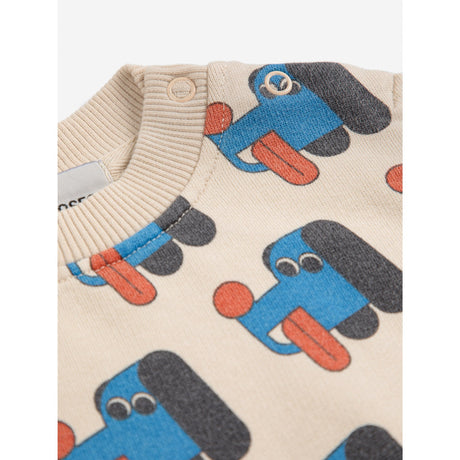 Bobo Choses Offwhite Doggy Mate All Över Sweatshirt