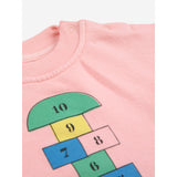 Bobo Choses Pink Hopscotch Sweatshirt