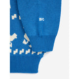 Bobo Choses Blue Farm Jacquard Jumper