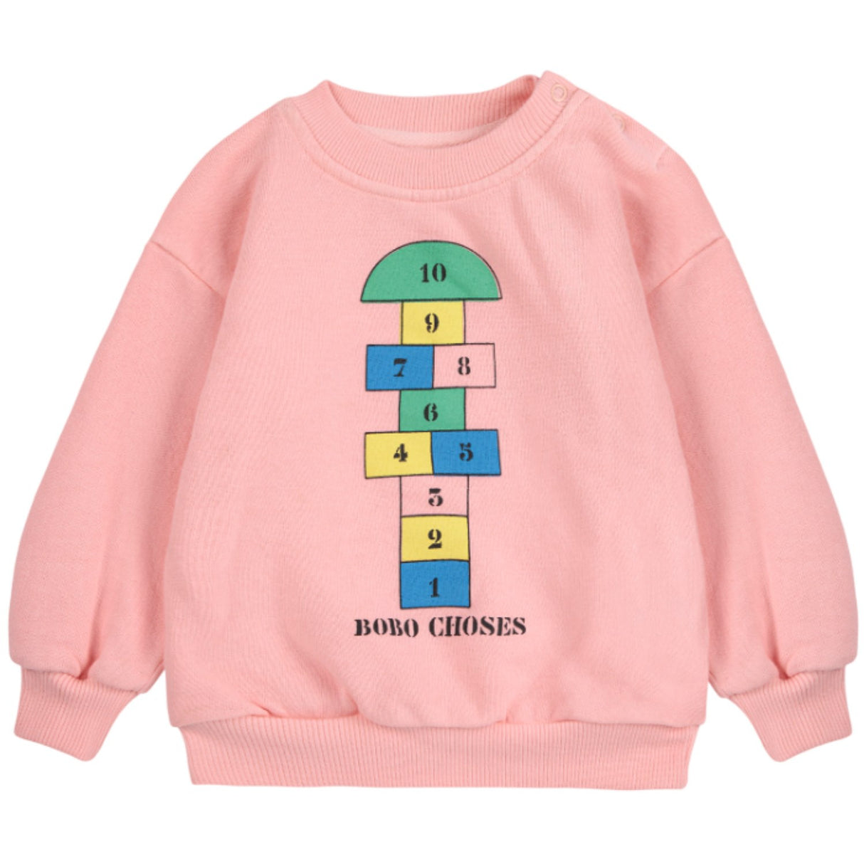 Bobo Choses Pink Hopscotch Sweatshirt