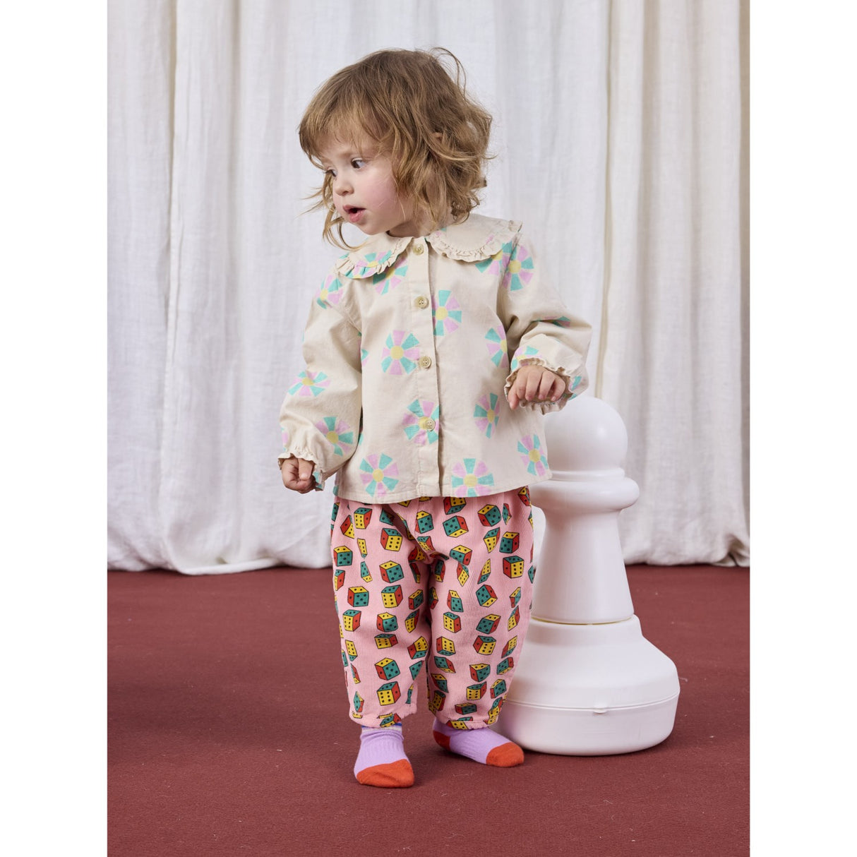 Bobo Choses Lavender Game Pawns Kort Strumpor