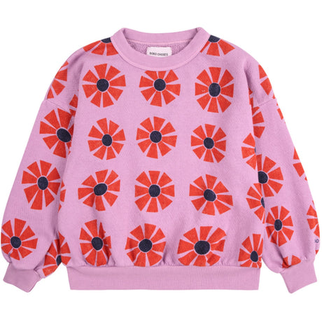 Bobo Choses Purple Kaleidoscope All Över Sweatshirt