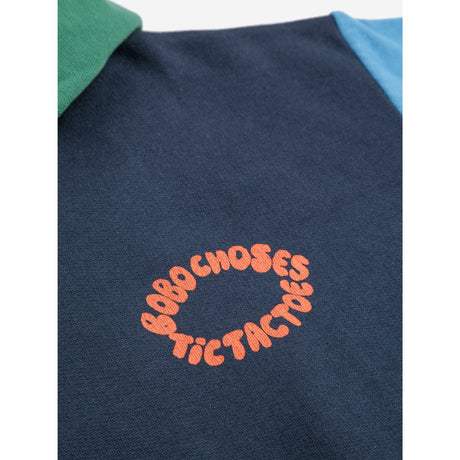 Bobo Choses Multicolor Tic Tac Toe Färg Block Hoodies