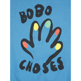 Bobo Choses Blue High Five Sweatshirt