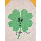 Bobo Choses Yellow Lucky Clover Ranglan Ärmar T-Shirt