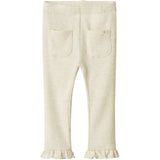 Lil'Atelier Turtledove Melange Darla Slim Leggings