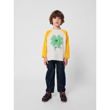 Bobo Choses Yellow Lucky Clover Ranglan Ärmar T-Shirt