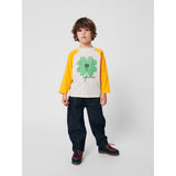 Bobo Choses Yellow Lucky Clover Ranglan Ärmar T-Shirt