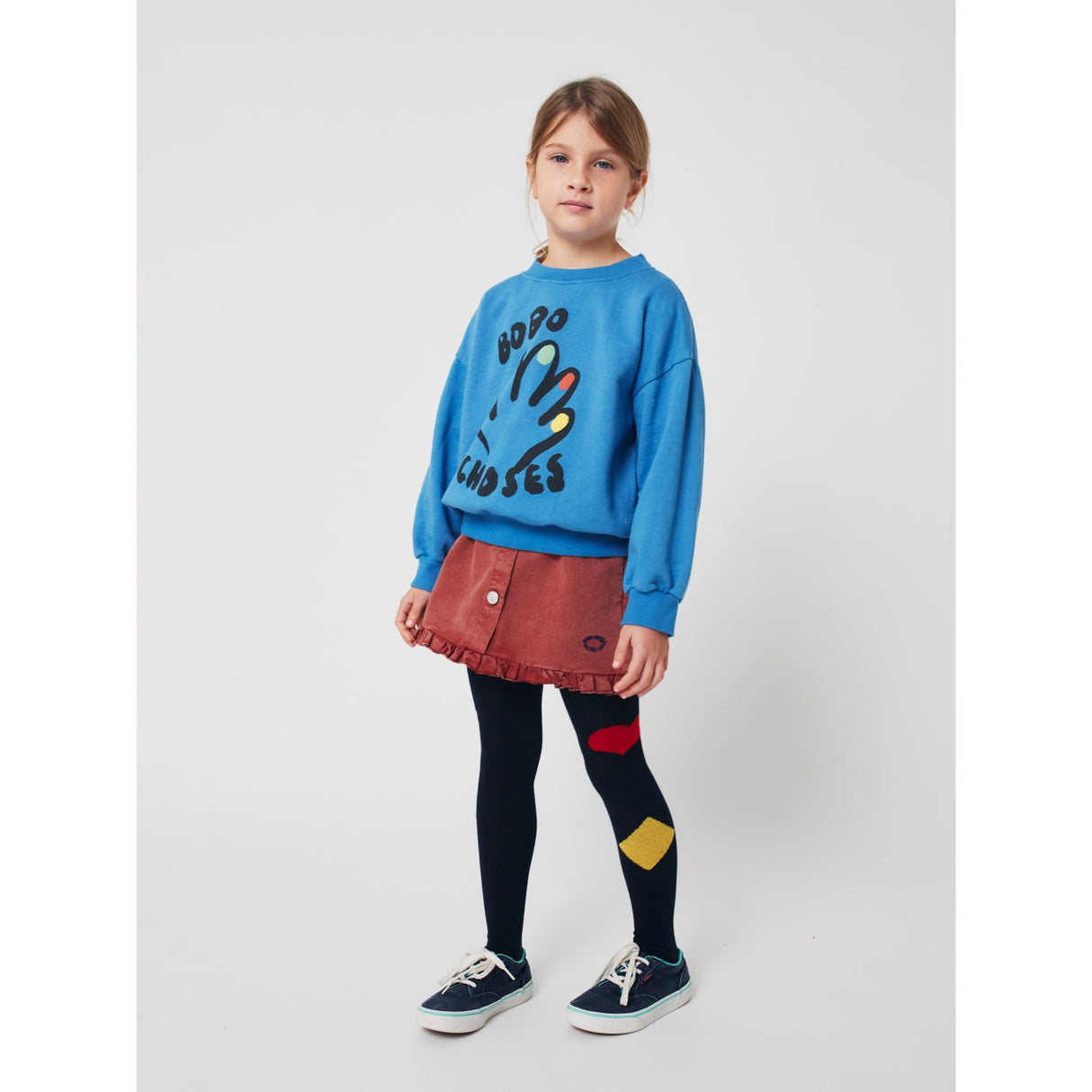 Bobo Choses Blue High Five Sweatshirt