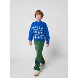 Bobo Choses Blue Farm Jacquard Jumper