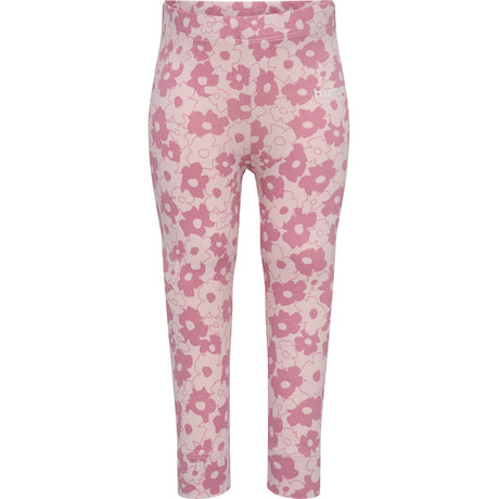 Hummel Pink Nectar Mini Flower AOP Strumpbyxar