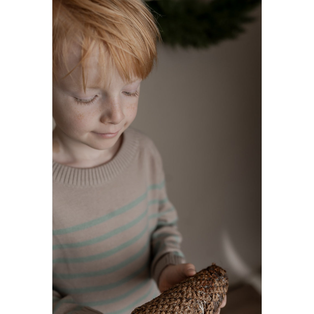 Hanevild Cream Oatmeal Bertil Blouse, Merino Ull