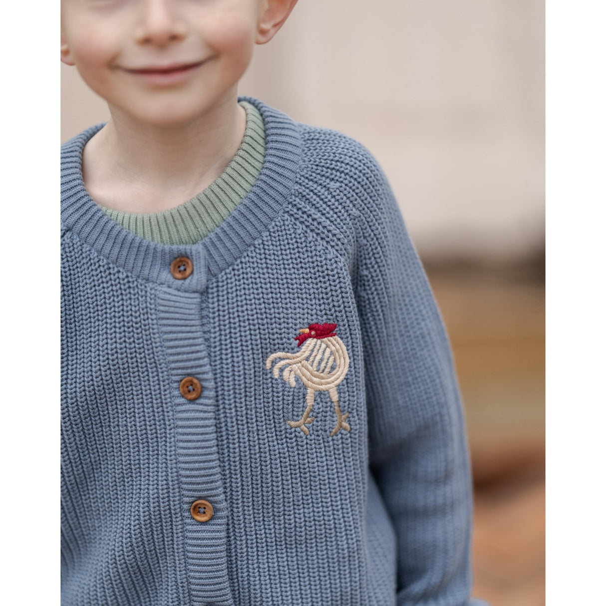 Hanevild Blue Blizzard Kaj Cardigan