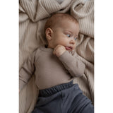 Hanevild Cream Oatmeal Martin Romper, Merinowool