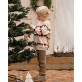 Hanevild Ivory Red Heart Blus