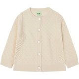 FUB Ecru Baby Pointelle Cardigan