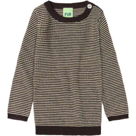 FUB Mocca/Wheat Baby Rib Blus