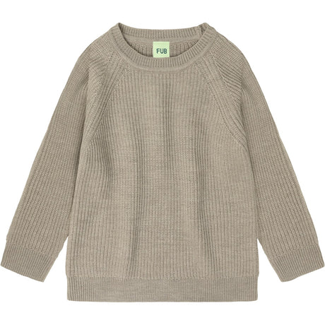 FUB Oat Melange Raglan Sweater