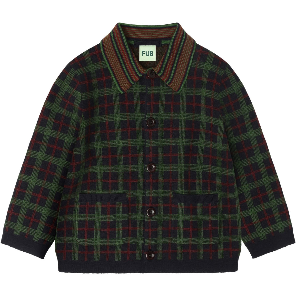 FUB Dark Navy Felted Jacka