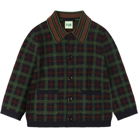 FUB Dark Navy Felted Jacka