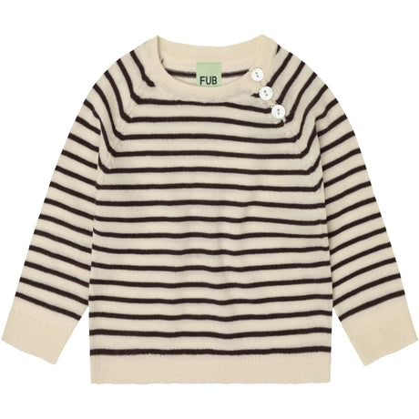 FUB Ecru/Mocca Baby Blus