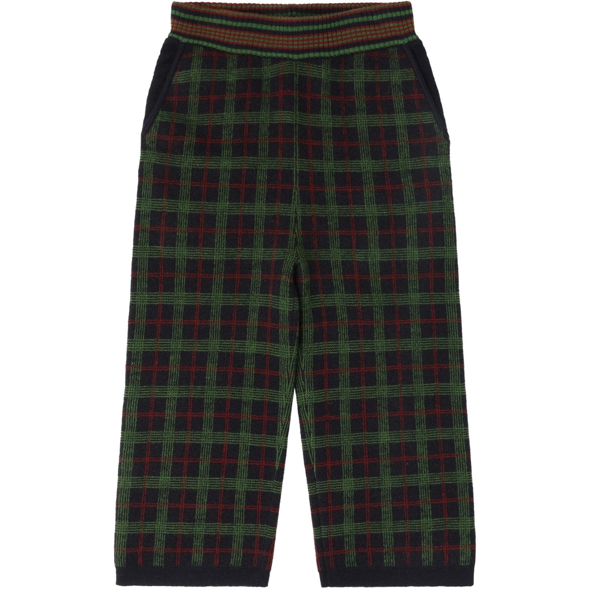 FUB Dark Navy Felted Byxor